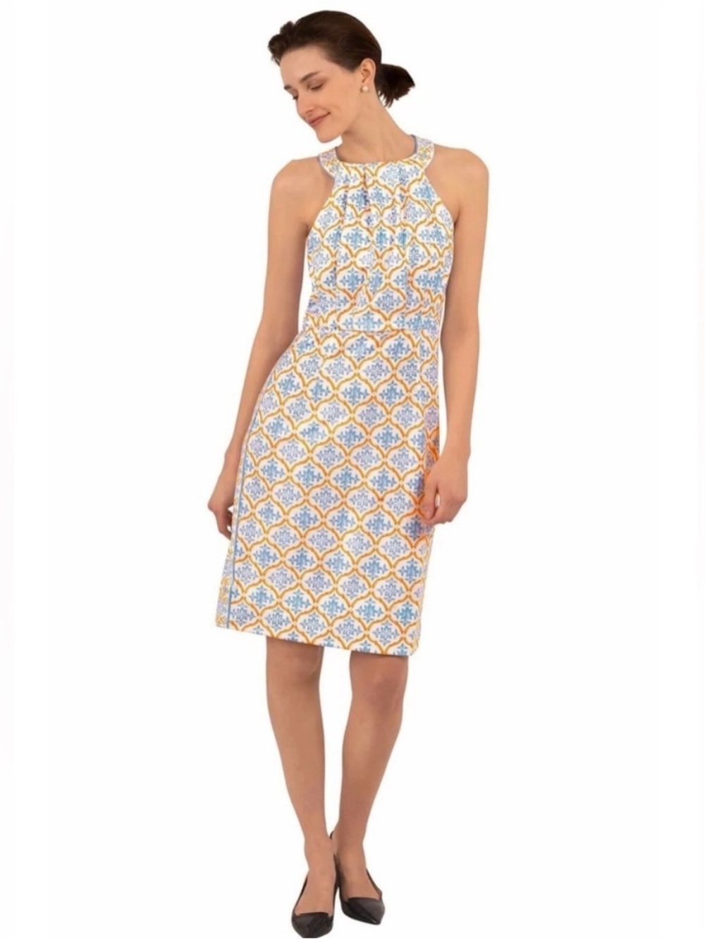 NWT Gretchen Scott Bougie Dress East India Print Size Medium